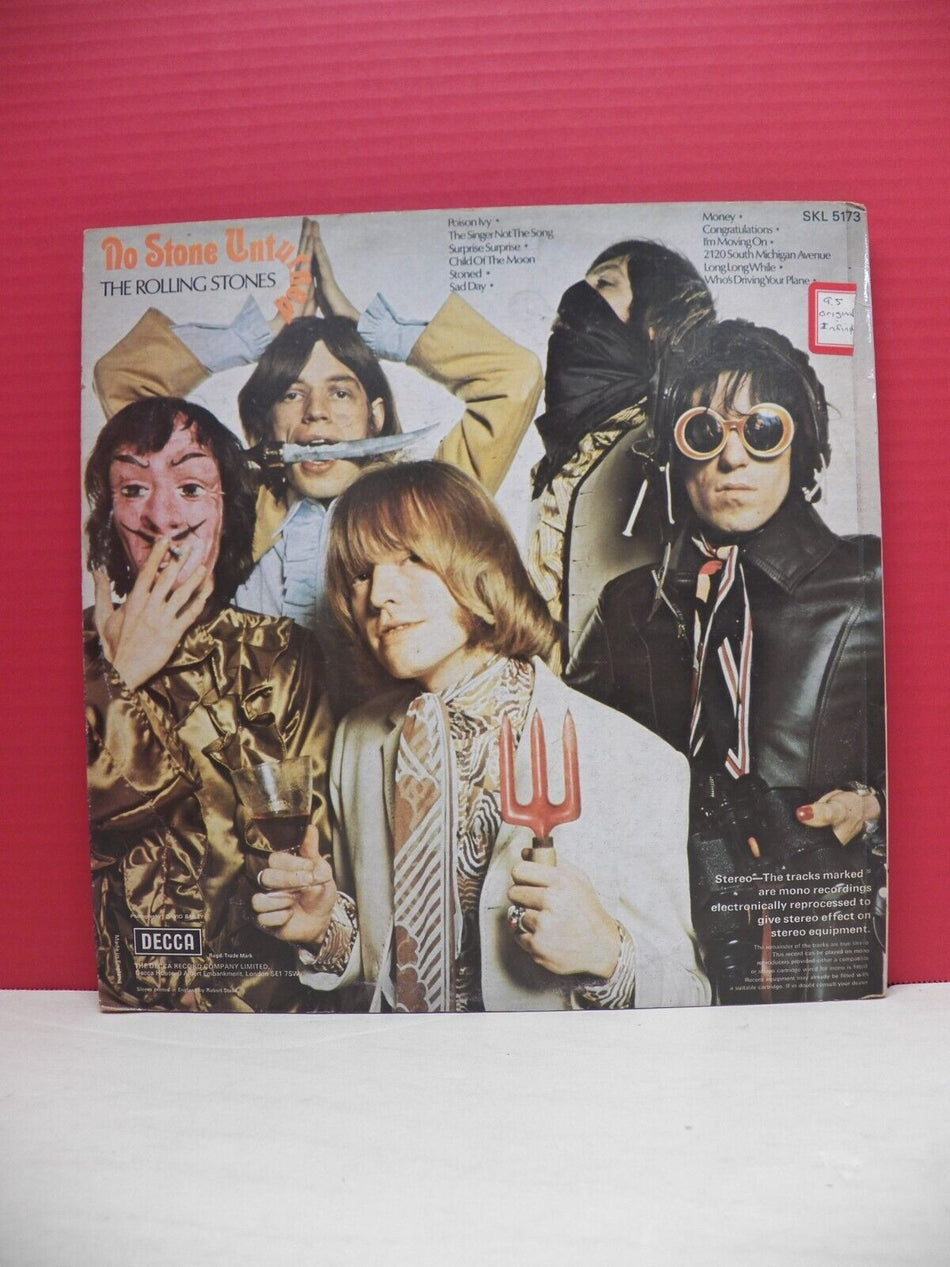 12" LP EX The Rolling Stones No Stone Unturned 1973 Decca UK Import SKL 5173