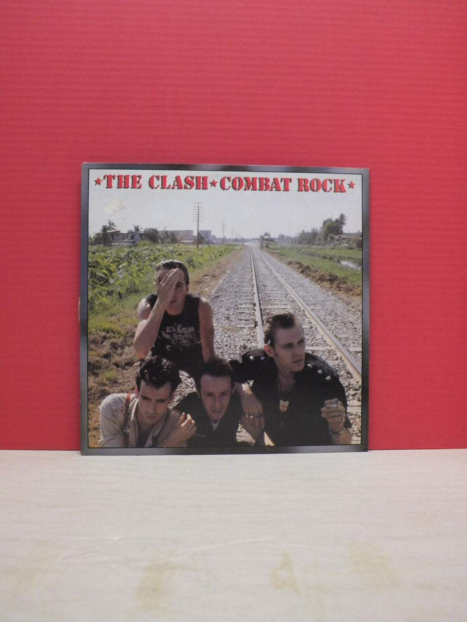 12" LP VG++/EX The Clash Combat Rock 1982 CBS Records UK Import w/ Poster