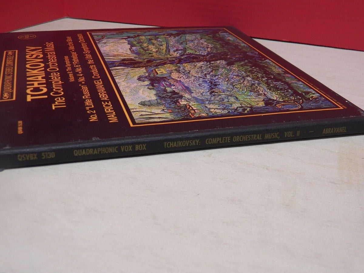 3xLP Box EX Abravanel Tchaikovsky: Complete Orchestral Music Volume II 1974 Quad