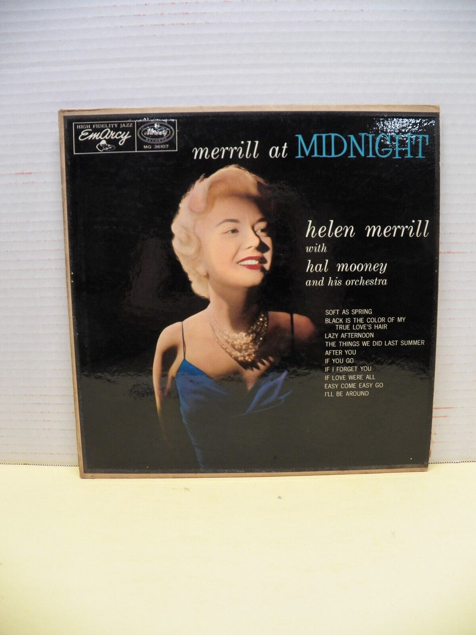 12" LP EX Helen Merrill Merrill At Midnight 1957 EmArcy Mono MG 36107