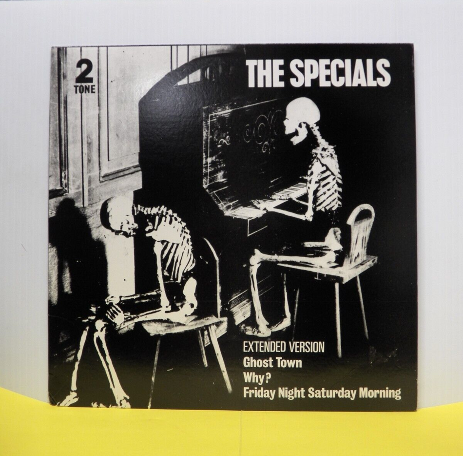 12" Single NM The Specials Ghost Town 1981 Chrysalis/Two-Tone CDS 2525