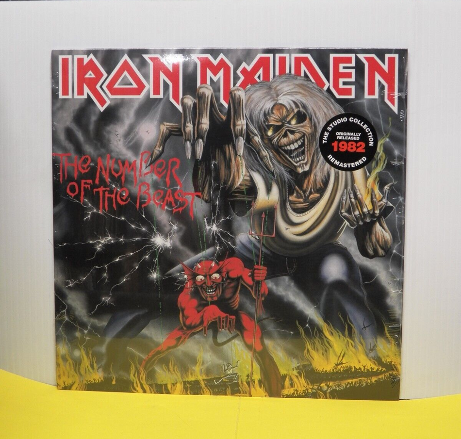 12" LP Iron Maiden The Number Of The Beast 2021 BMG Reissue Remastered 180G