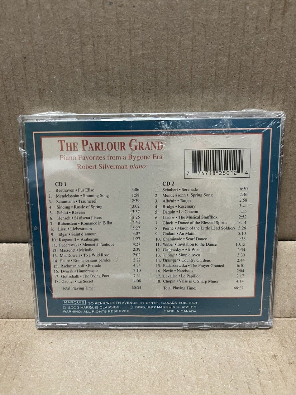 Sealed 2xCD Set Robert Silverman The Parlour Grand... 2003 Marquis Import