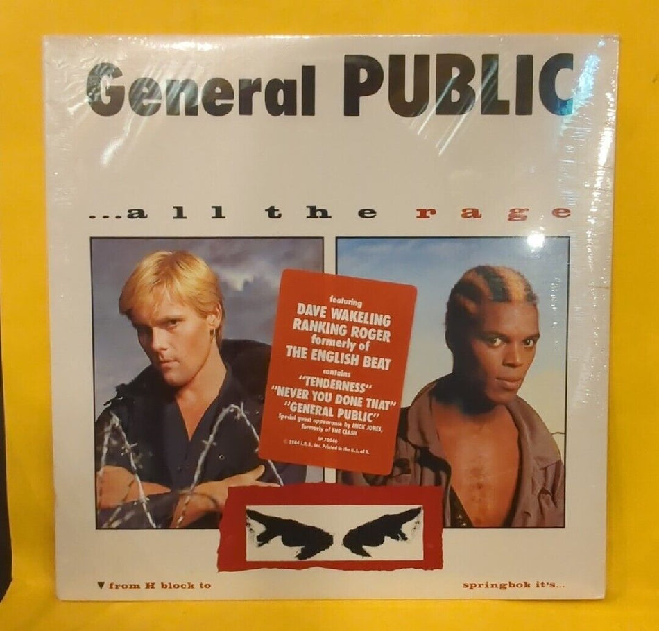 General Public All the Rage 1984 Vinyl LP SP-70046 IRS First Press Sealed w Hype