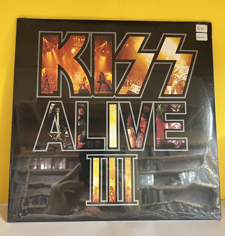 Sealed Vinyl Record Kiss Alive III 1993 Red Vinyl 314 522 647-1