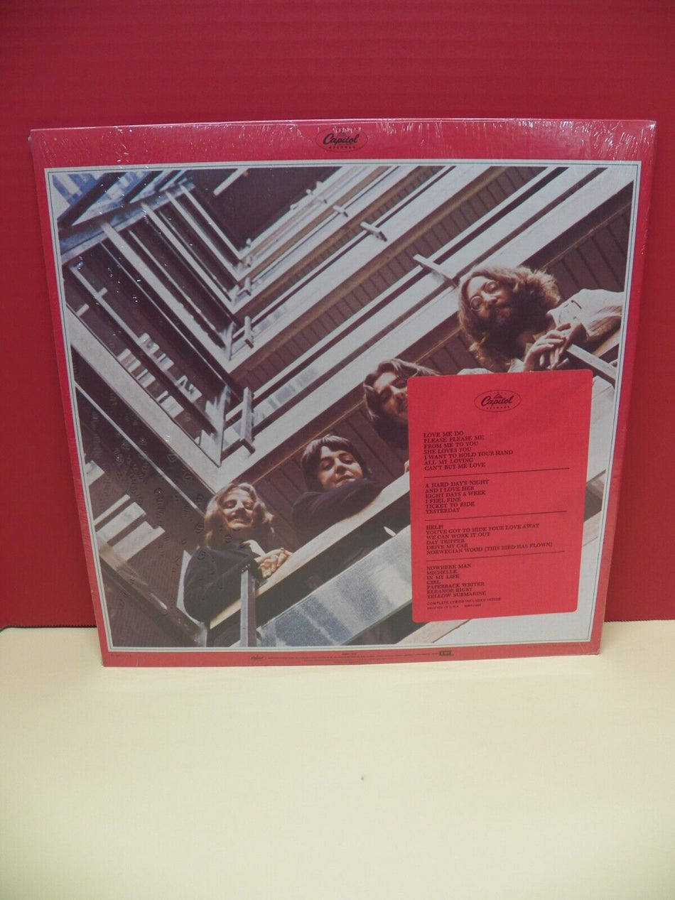 Sealed 12" 2xLP The Beatles 1962-1966 1978 Capitol Reissue Ltd Ed Red Vinyl