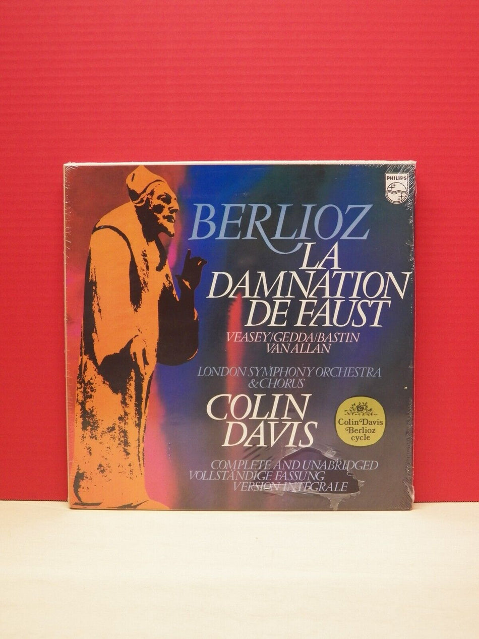 12" 3xLP Box Set Colin Davis Berlioz La Damnation De Faust 1973 Philips 6998 024