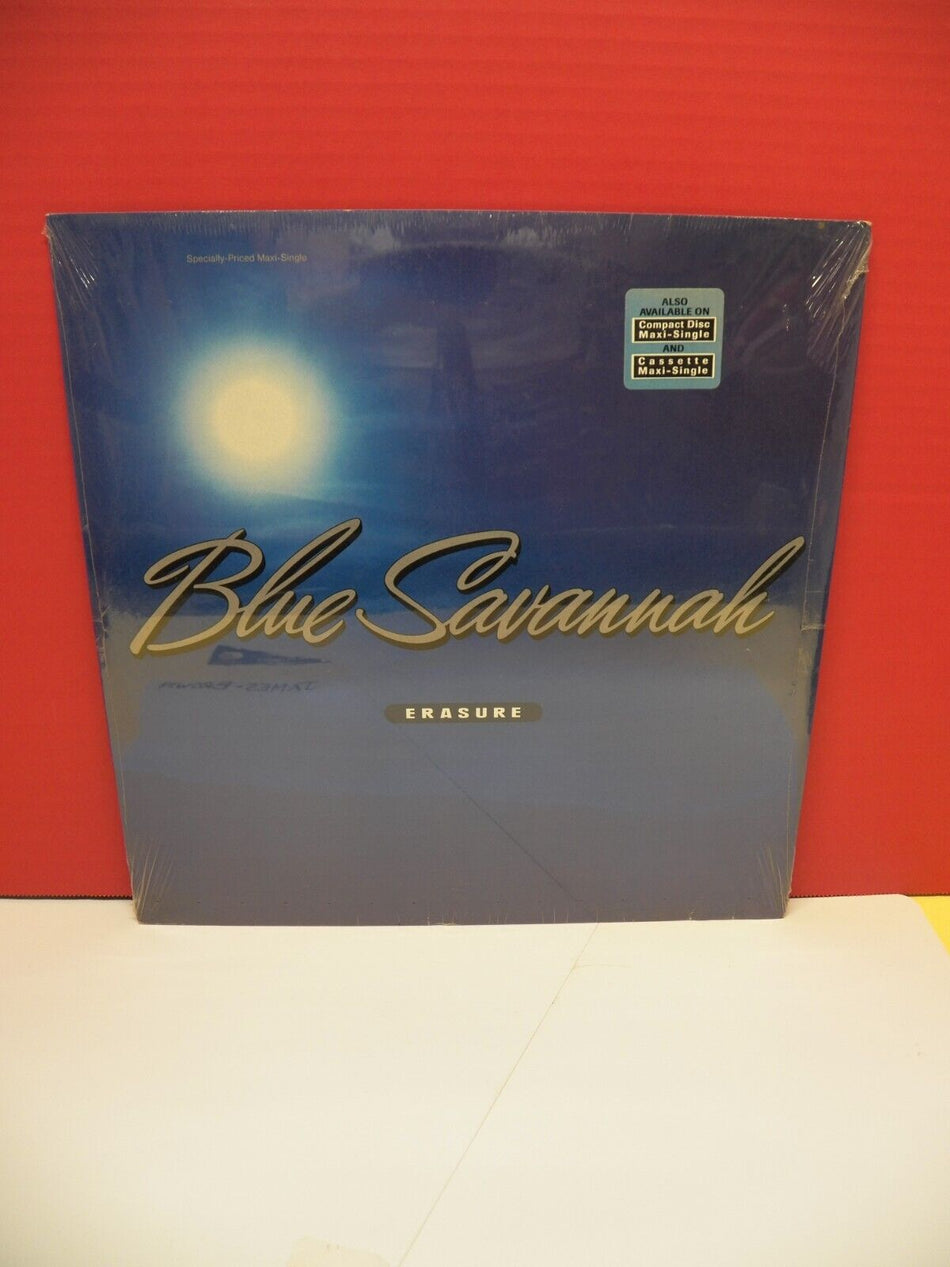 Sealed 12" Single Erasure Blue Savannah 1990 Sire/Reprise 9 21428-0