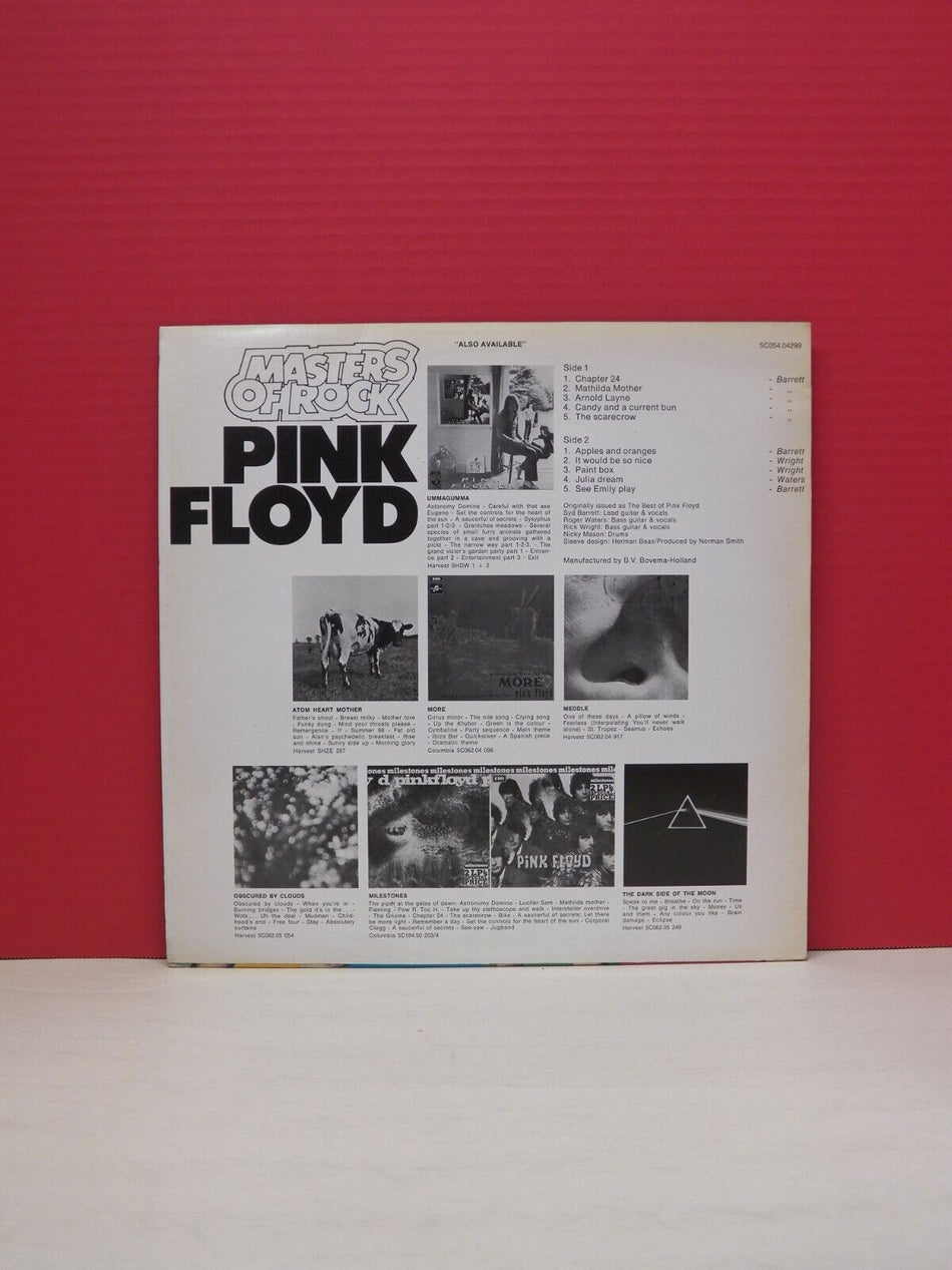 12" LP NM Pink Floyd Masters Of Rock 1974 Columbia Holland Import 5C054.04299