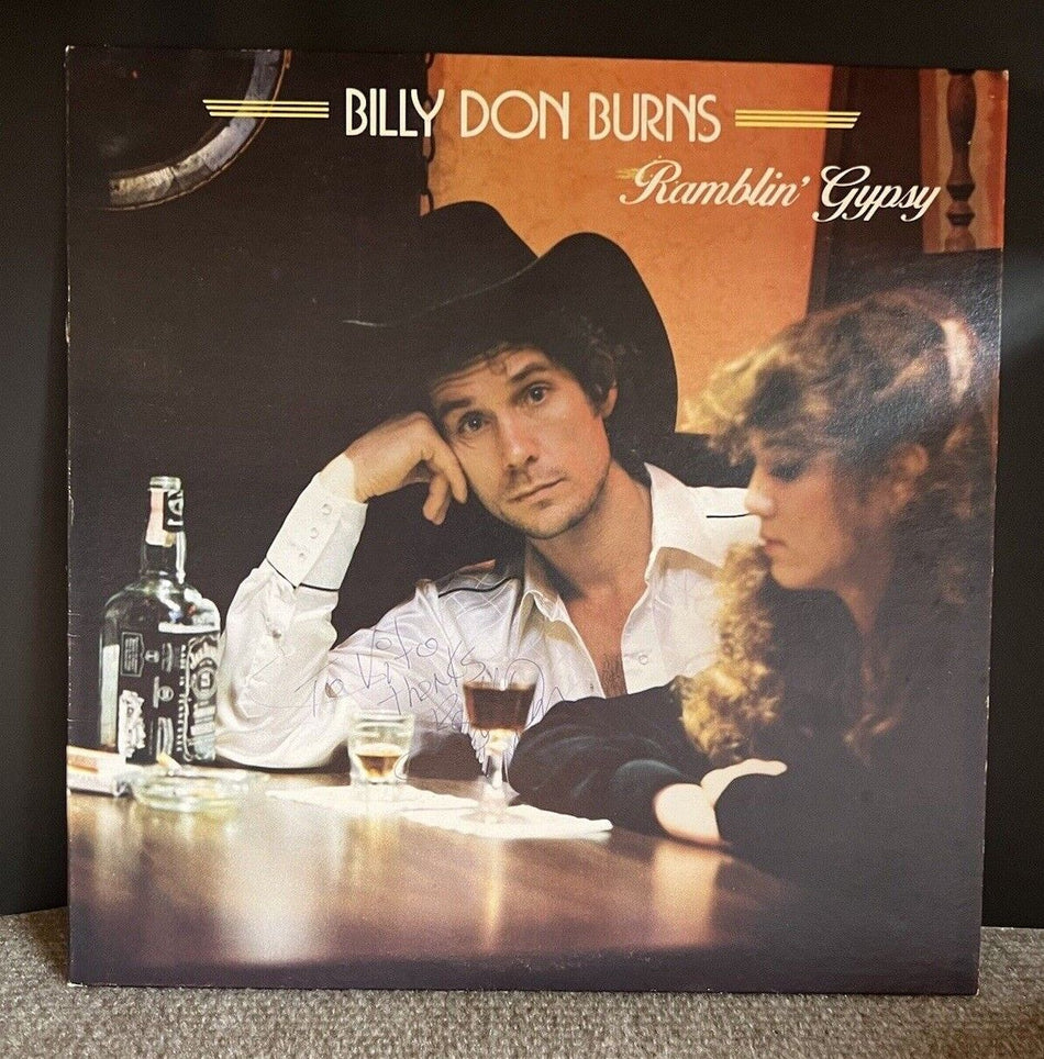 Rare Autographed Vinyl Billy Don Burns LP Ramblin Gypsy Ivan James Steven Paul