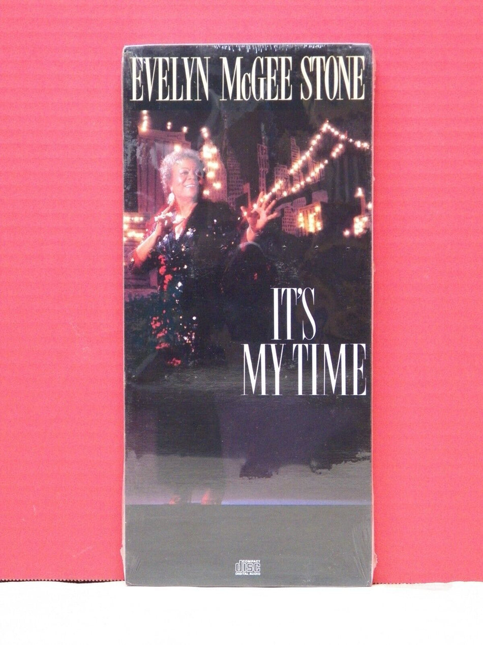 Sealed CD Longbox Evelyn McGee Stone It's My Time 1990 Atlantic 7 82160-2