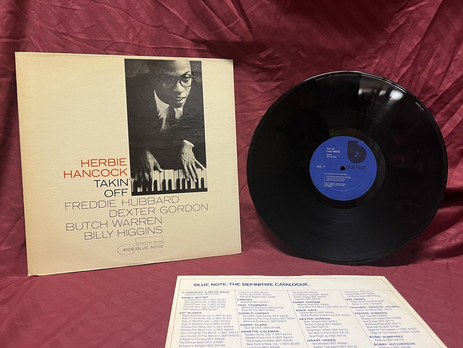 EX Vinyl Record Lp Herbie Hancock Takin' Off 1973 BST 84109 Van Gelder Stamp