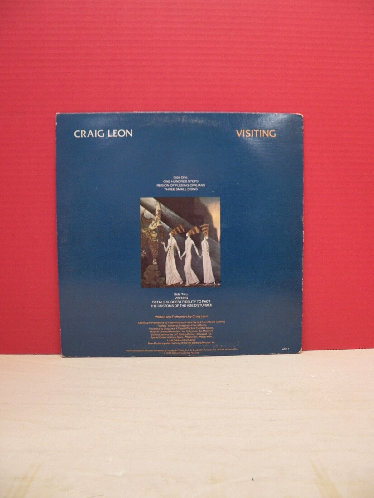 12" LP VG++/EX Craig Leon Visiting 1982 Arbitor ARB 1