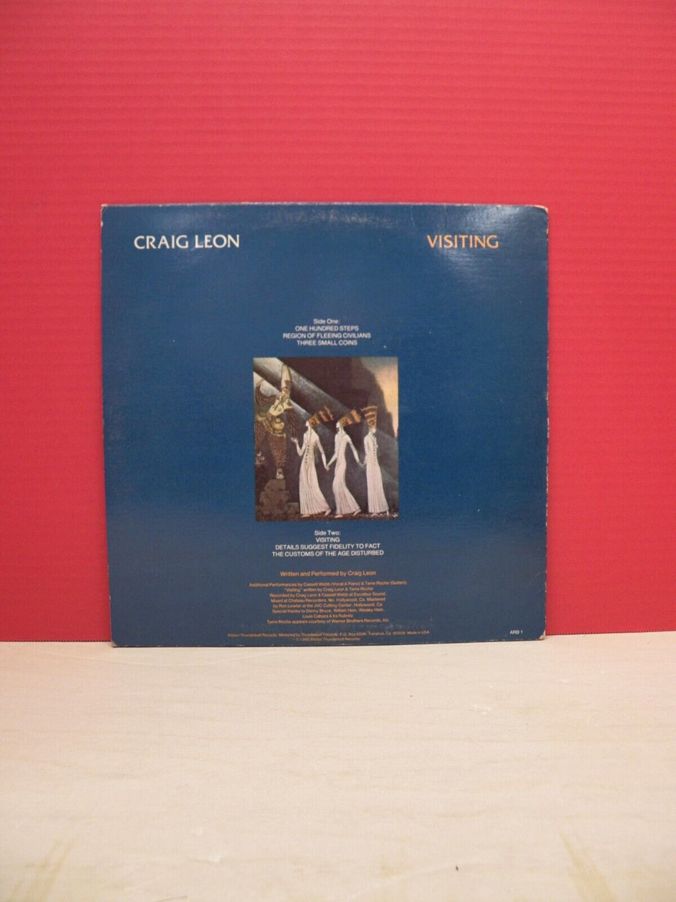 12" LP VG++/EX Craig Leon Visiting 1982 Arbitor ARB 1