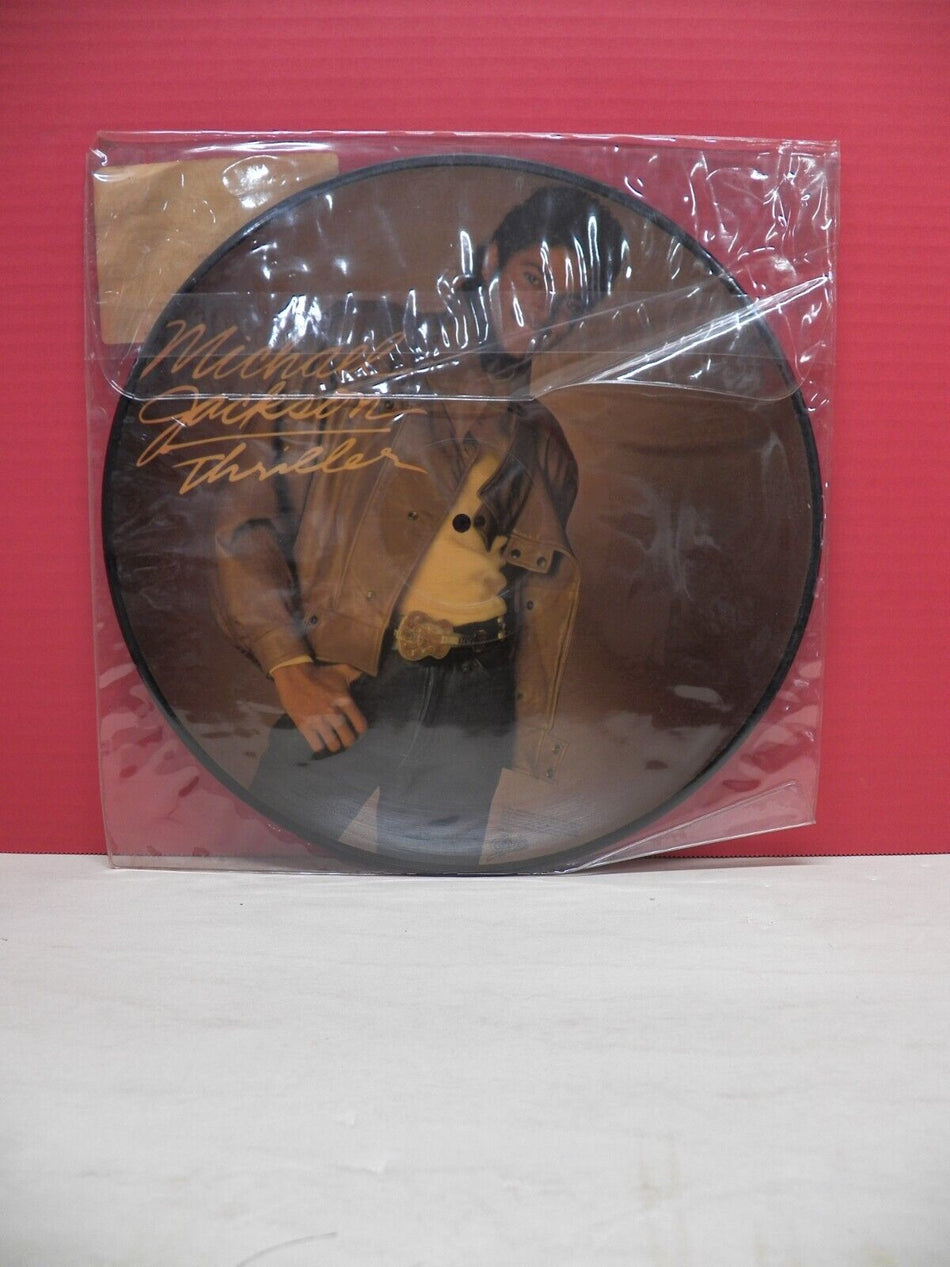 12" Picture Disc EX Michael Jackson Thriller 1983 Epic 8E8-38867