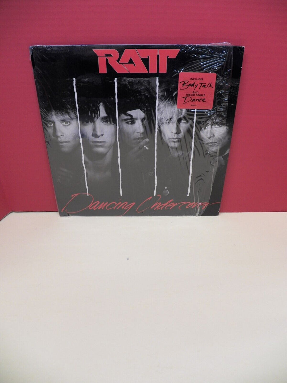 12" LP VG++/EX Ratt Dancing Undercover 1986 Atlantic Records 7 81683-1