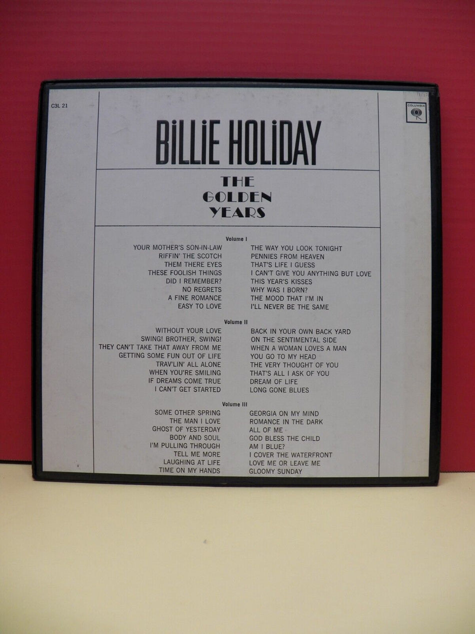 12" 3xLP Box Set NM- Billie Holiday The Golden Years 1967 Columbia Reissue Mono