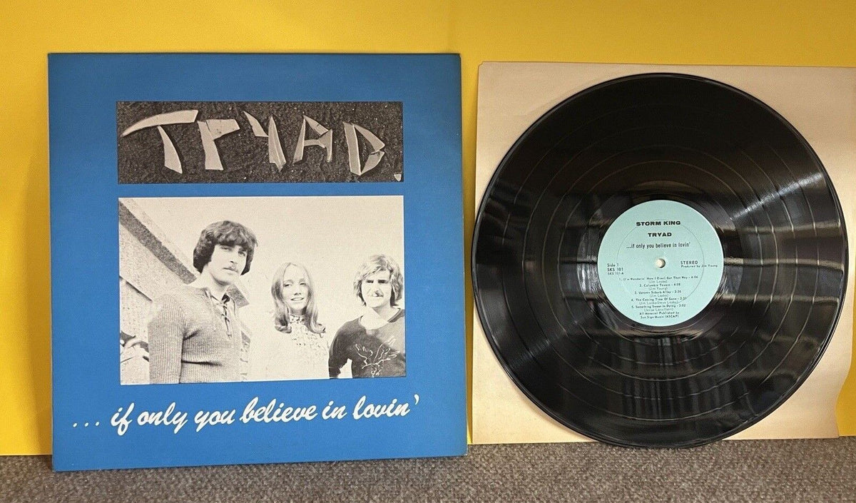 NM Tryad LP If Only you Believe In Lovin' Storm King Private Psych 1972 SKS 101