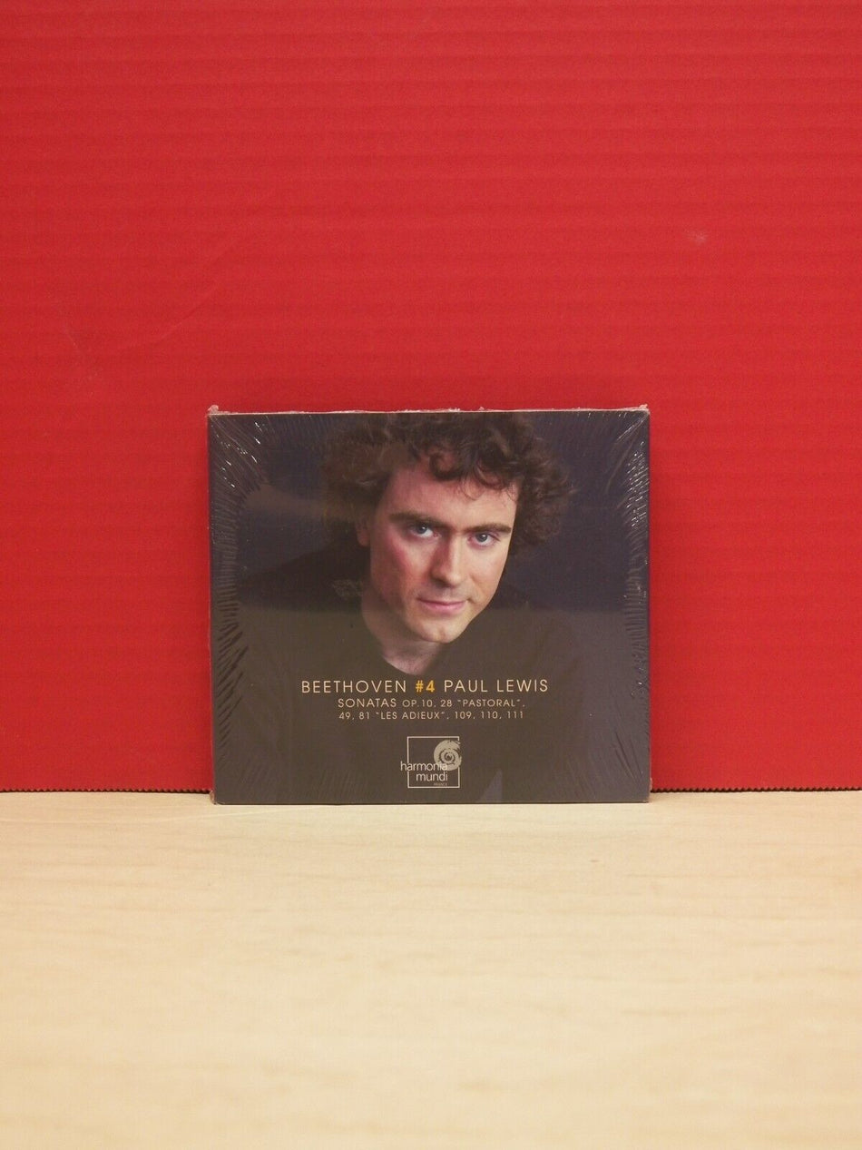 Sealed 3xCD Paul Lewis Beethoven #4 2008 Harmonia Mundi France Import