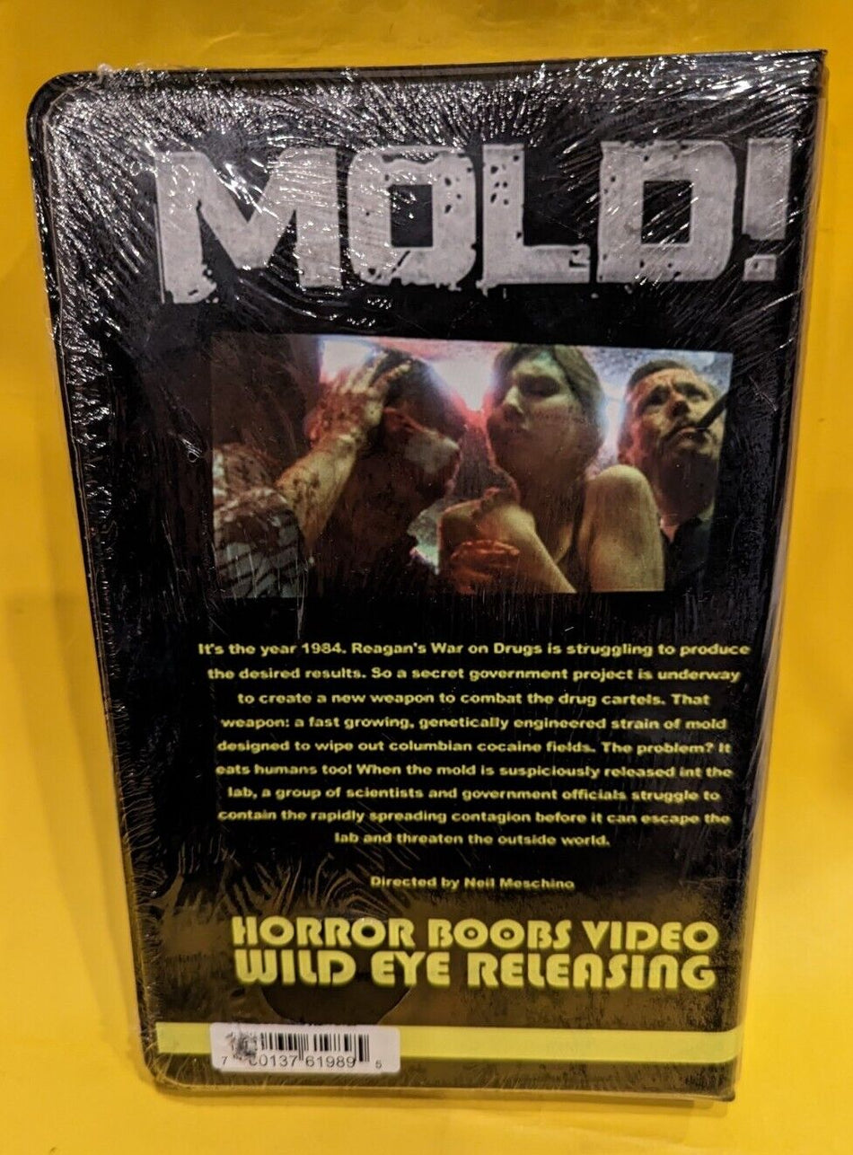 Rare Sealed New VHS Mold ! Wild Eye Horror Boobs Video Clamshell