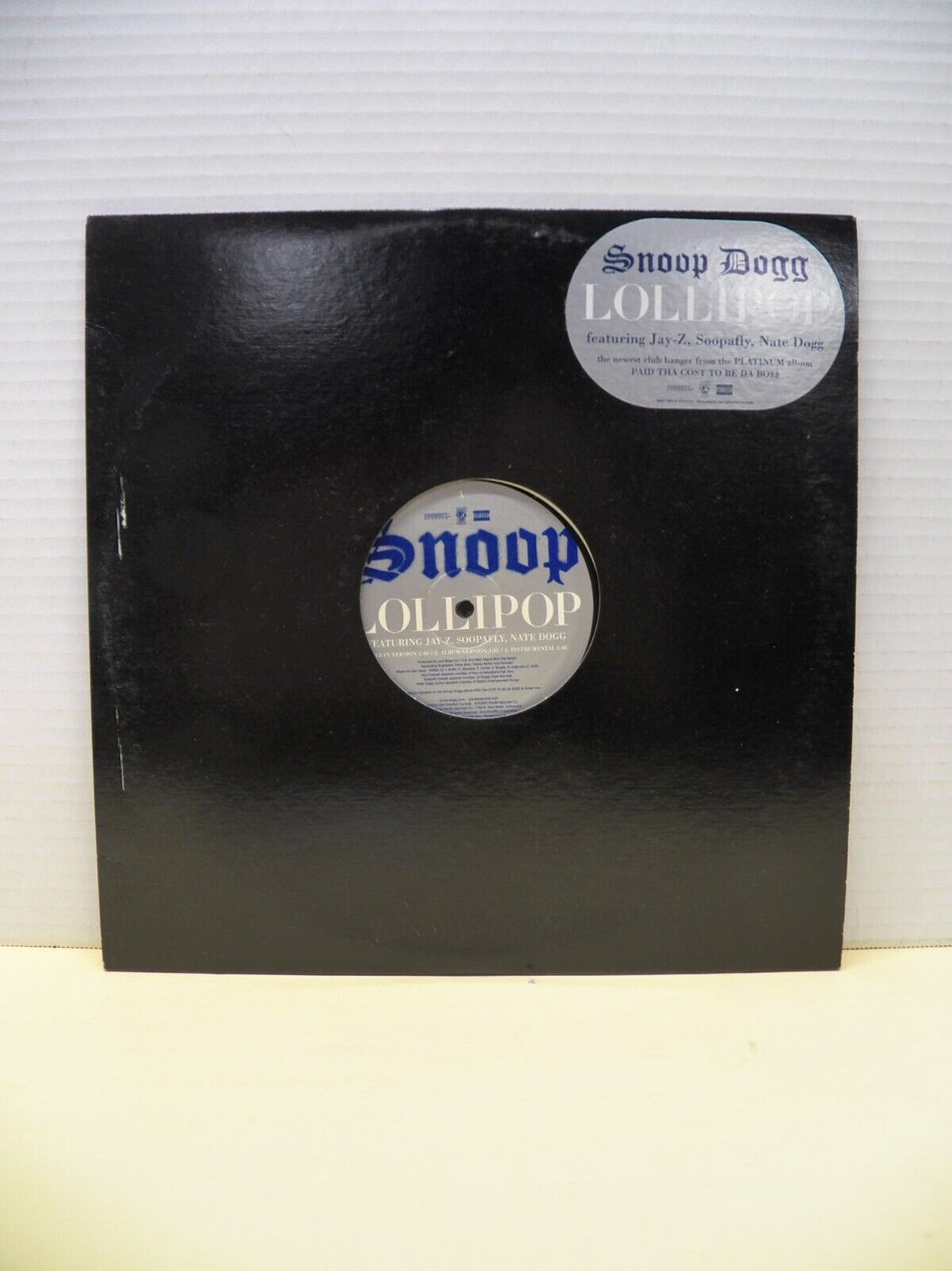 12" Single EX Snoop Dogg Lollipop 2003 Priority Records Promo