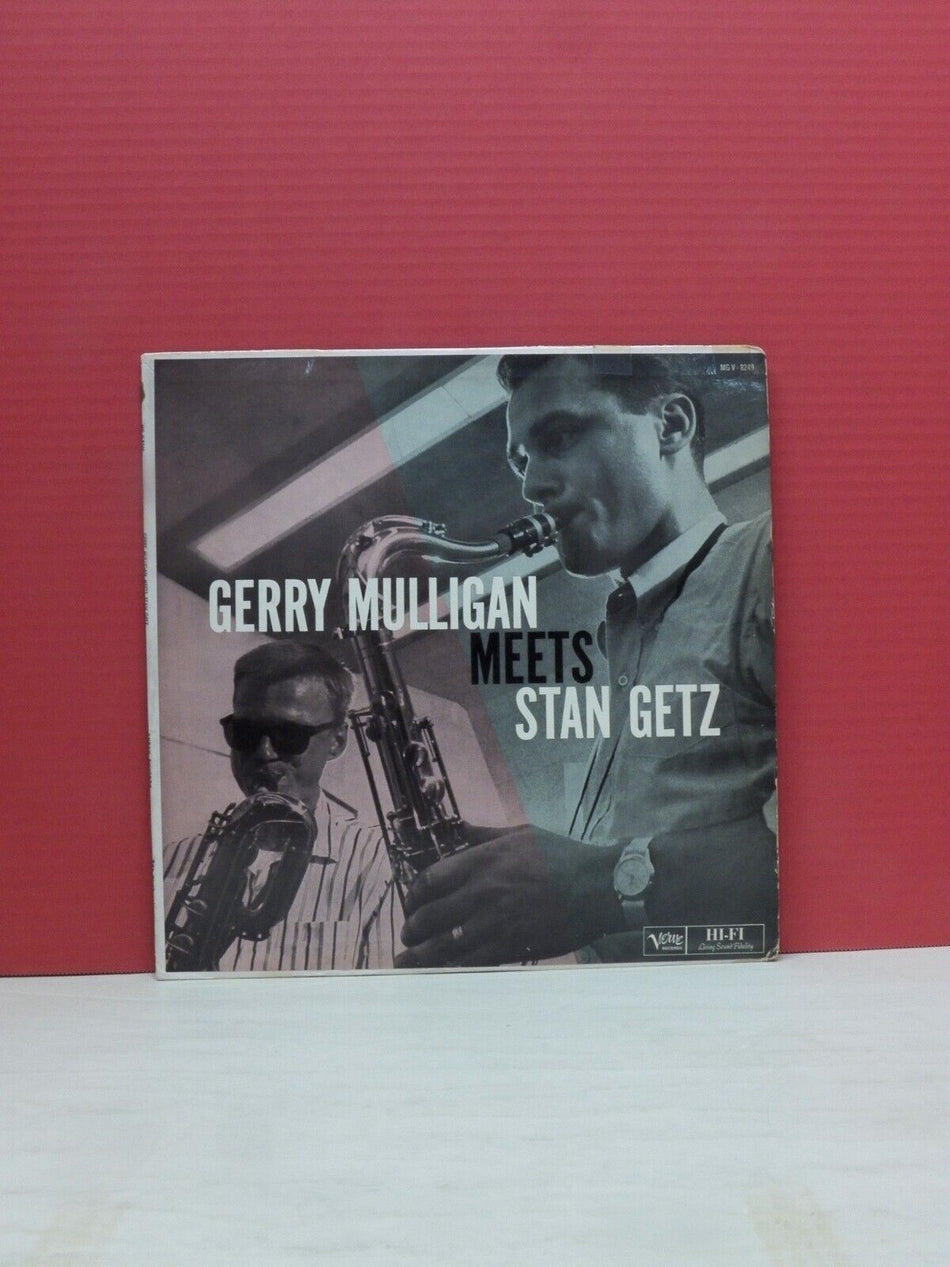 12" LP EX Mulligan/Getz Gerry Mulligan Meets Stan Getz 1962 Verve Reissue Mono