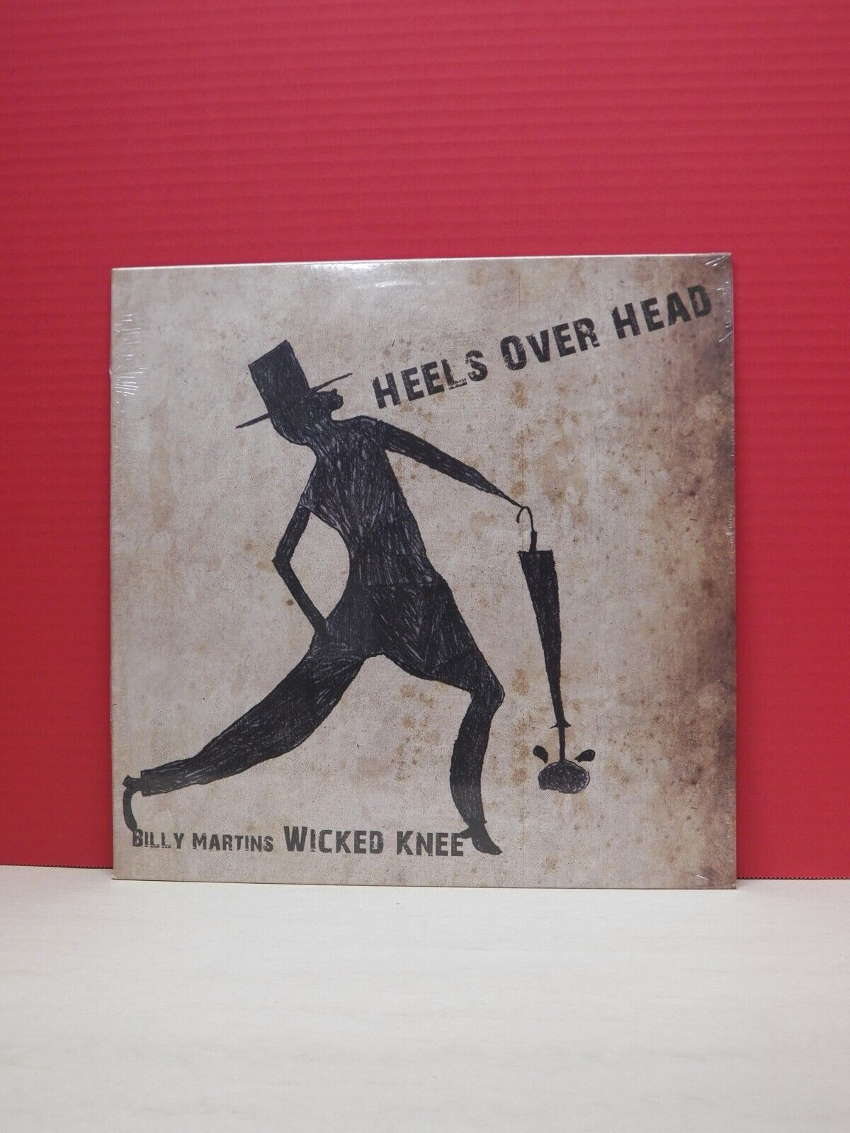 Sealed 12" LP Billy Martin's Wicked Knee Heels Over Head 2012 Amulet AMT 034