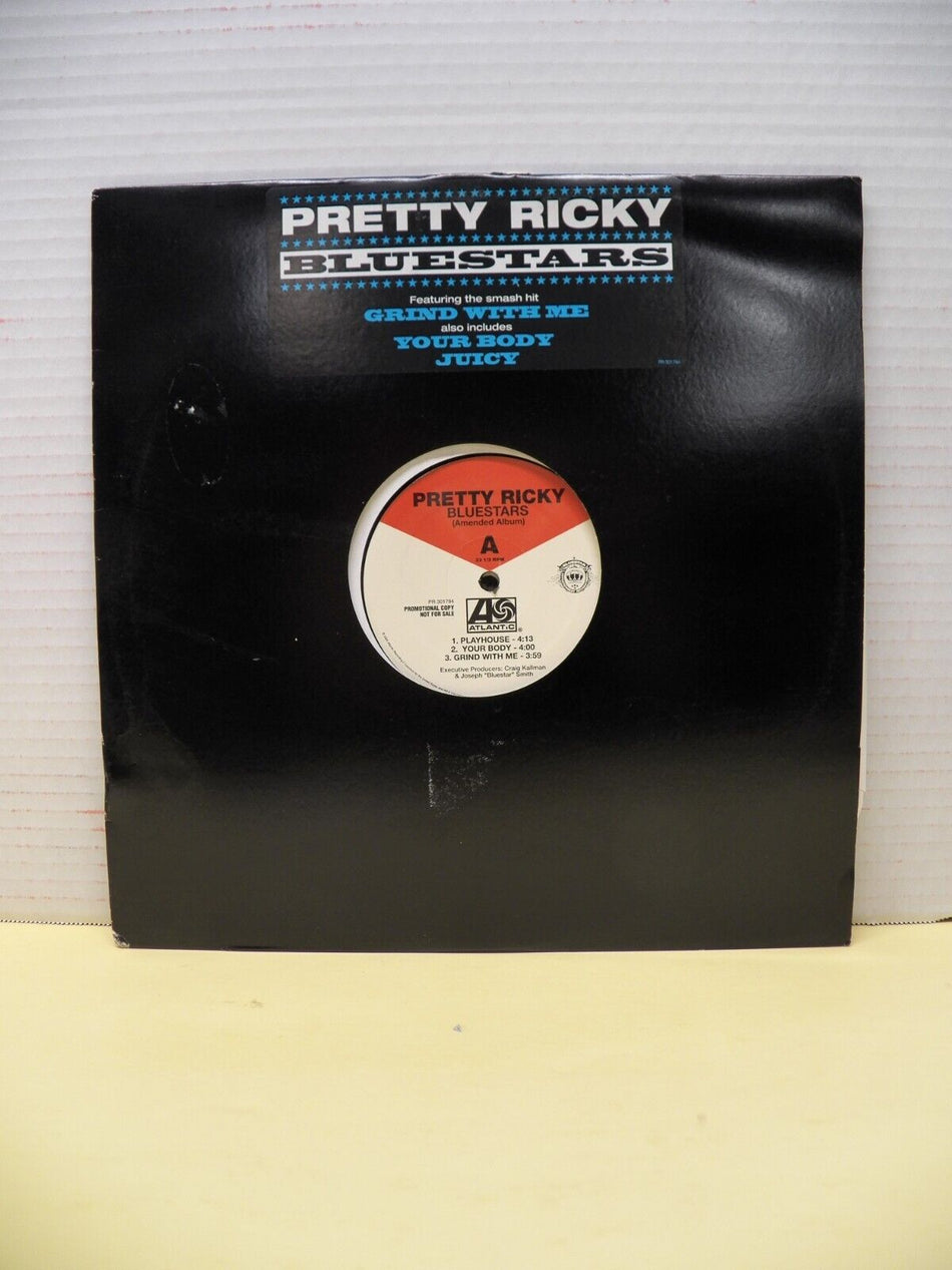 12" 2xLP VG++/EX Pretty Ricky Bluestars 2005 Atlantic Promo Clean Version