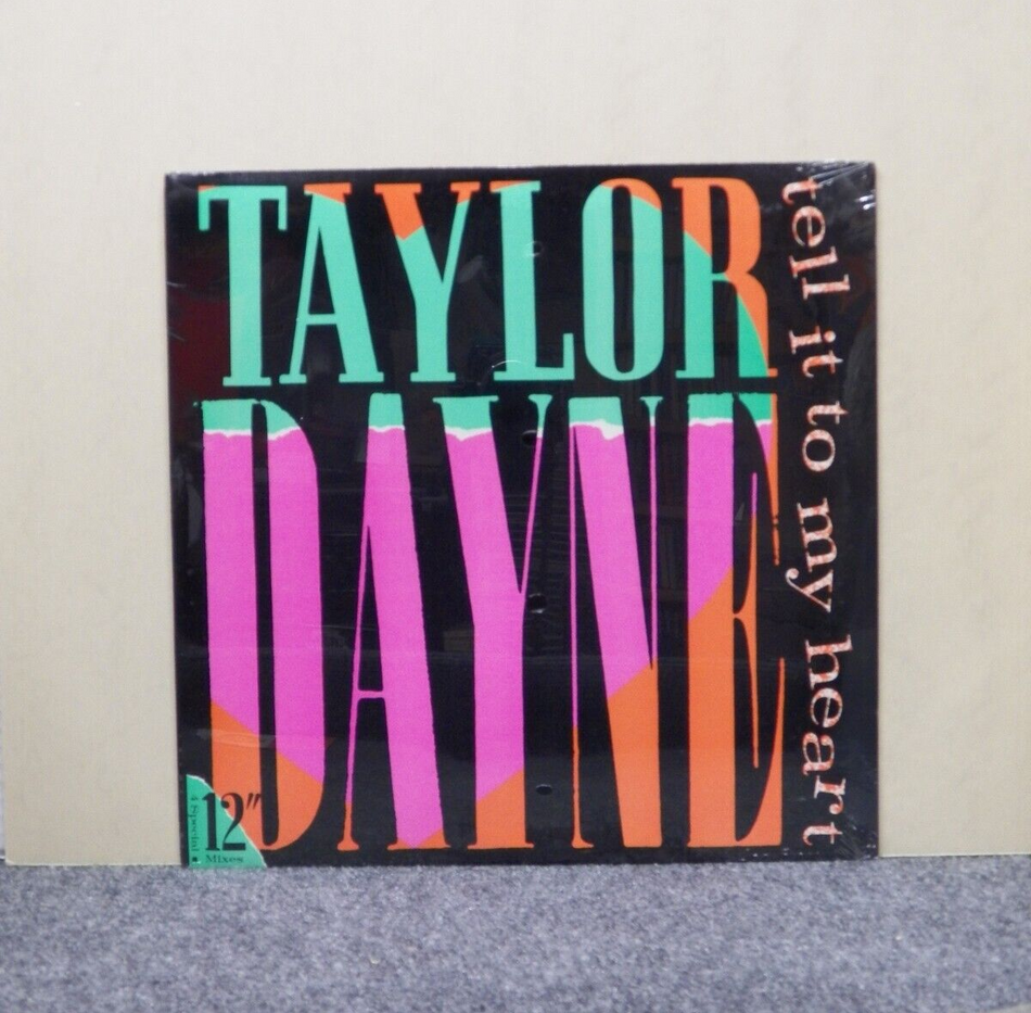 Sealed 12" Single Taylor Dayne Tell It To My Heart 1987 Arista AD1-9611