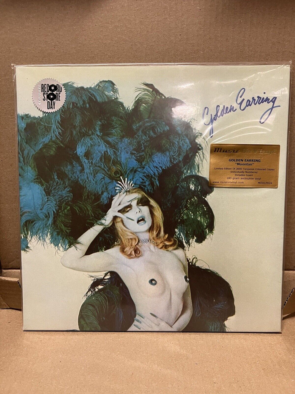 Rare Sealed LP Golden Earring Moontan Numbered Turquoise Color Vinyl RSD 2019