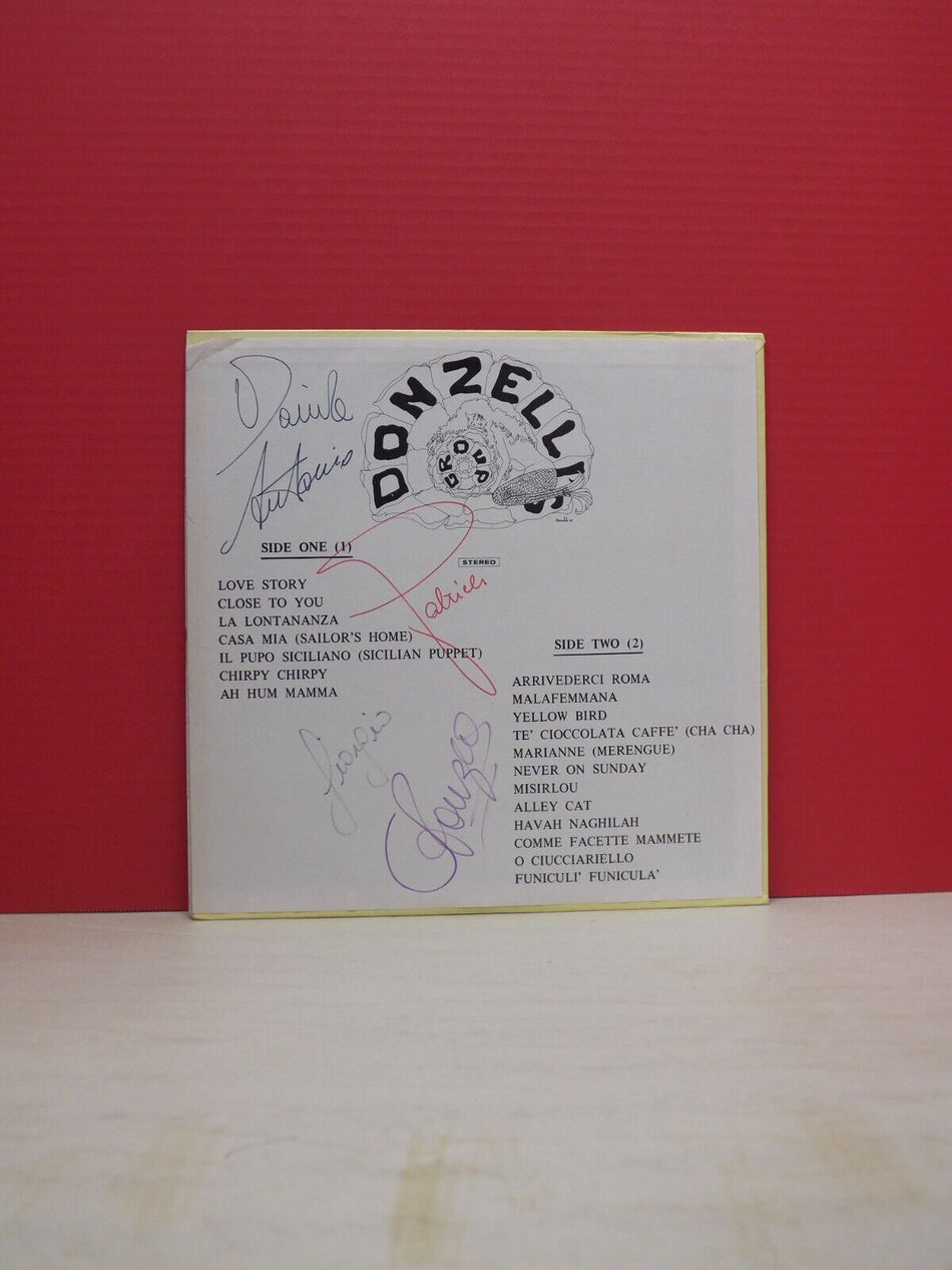 12" LP VG++/EX Donzelli Group Donzelli's Group 1972 Autographed Italy Import