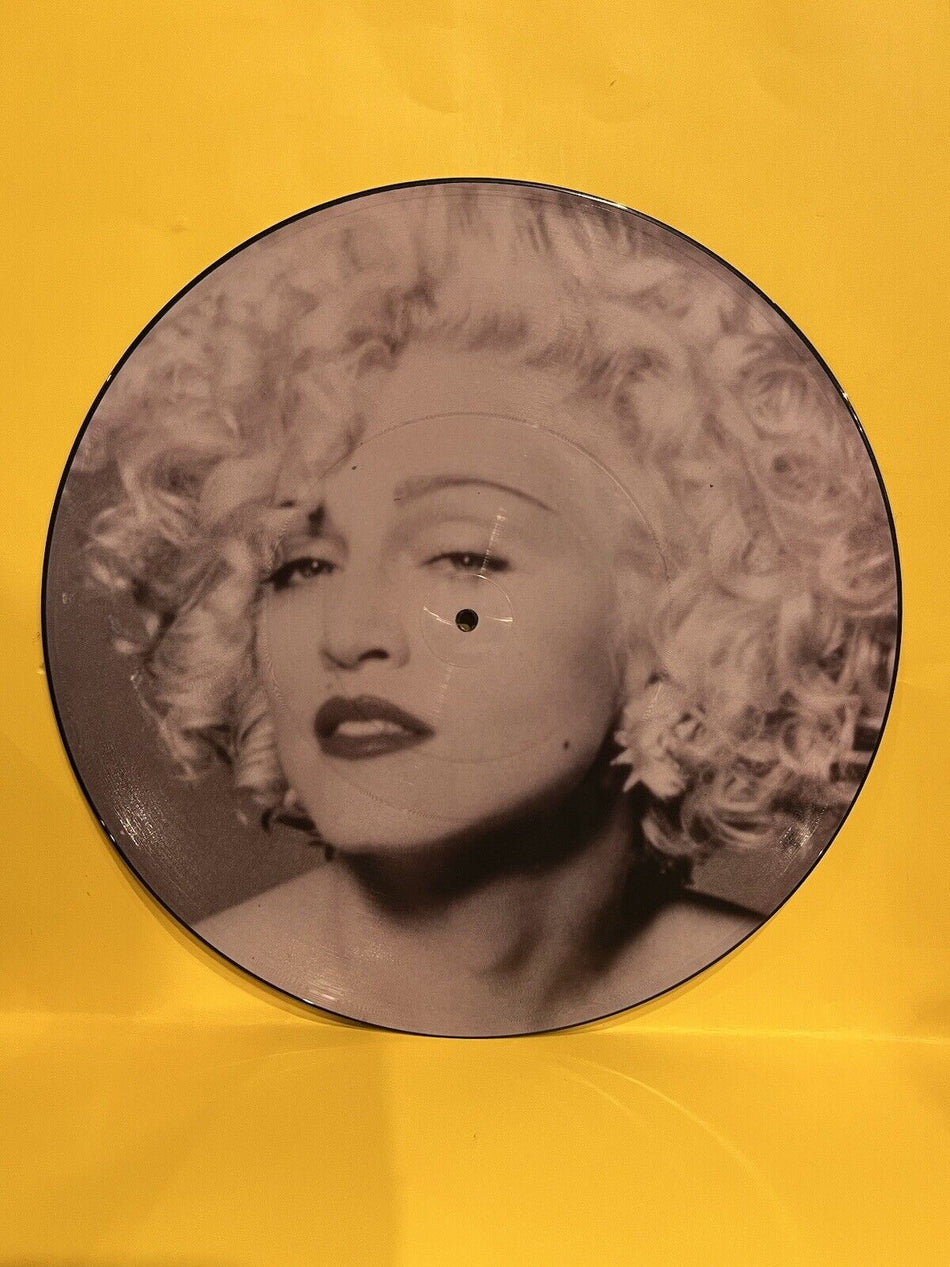 Rare VG + Picture Disc Vinyl Record LP Madonna Hanky Panky Sire 1990 Uk W9789TP