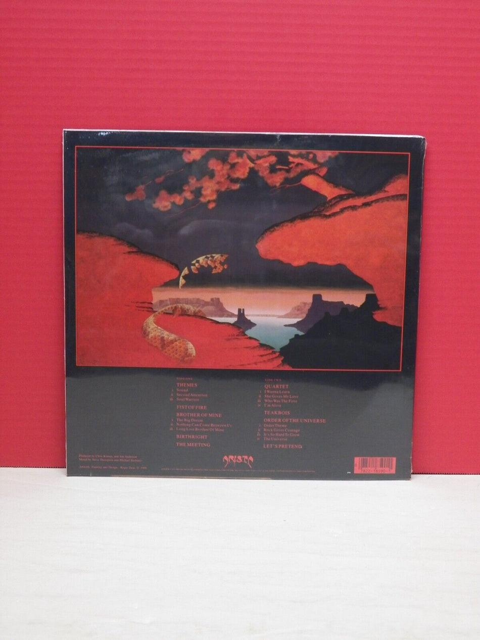 Sealed 12" LP Anderson, Bruford, Wakeman, Howe 1989 Arista CRC AL85-90126