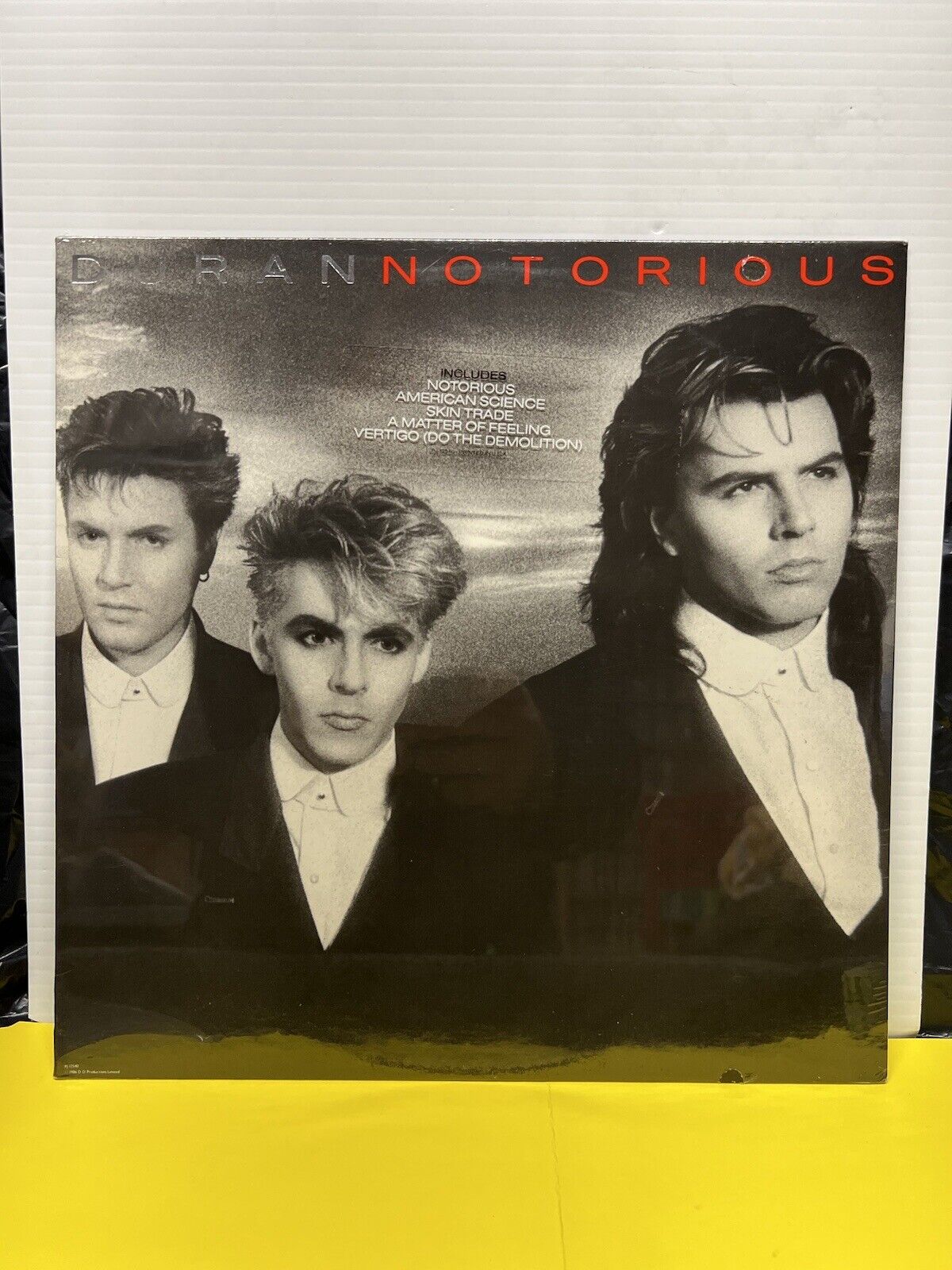 Sealed 12" LP Duran Duran Notorious 1986 Capitol Records