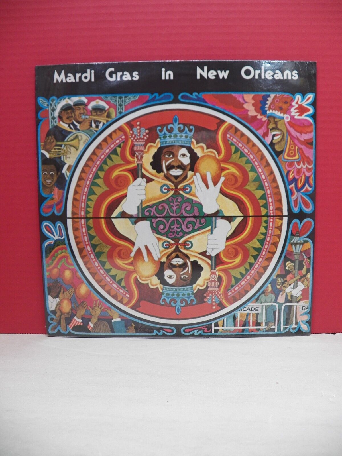 Sealed 12" LP  Various Artists Mardi Gras In New Orleans 1977 Mardi Gras MG 1001