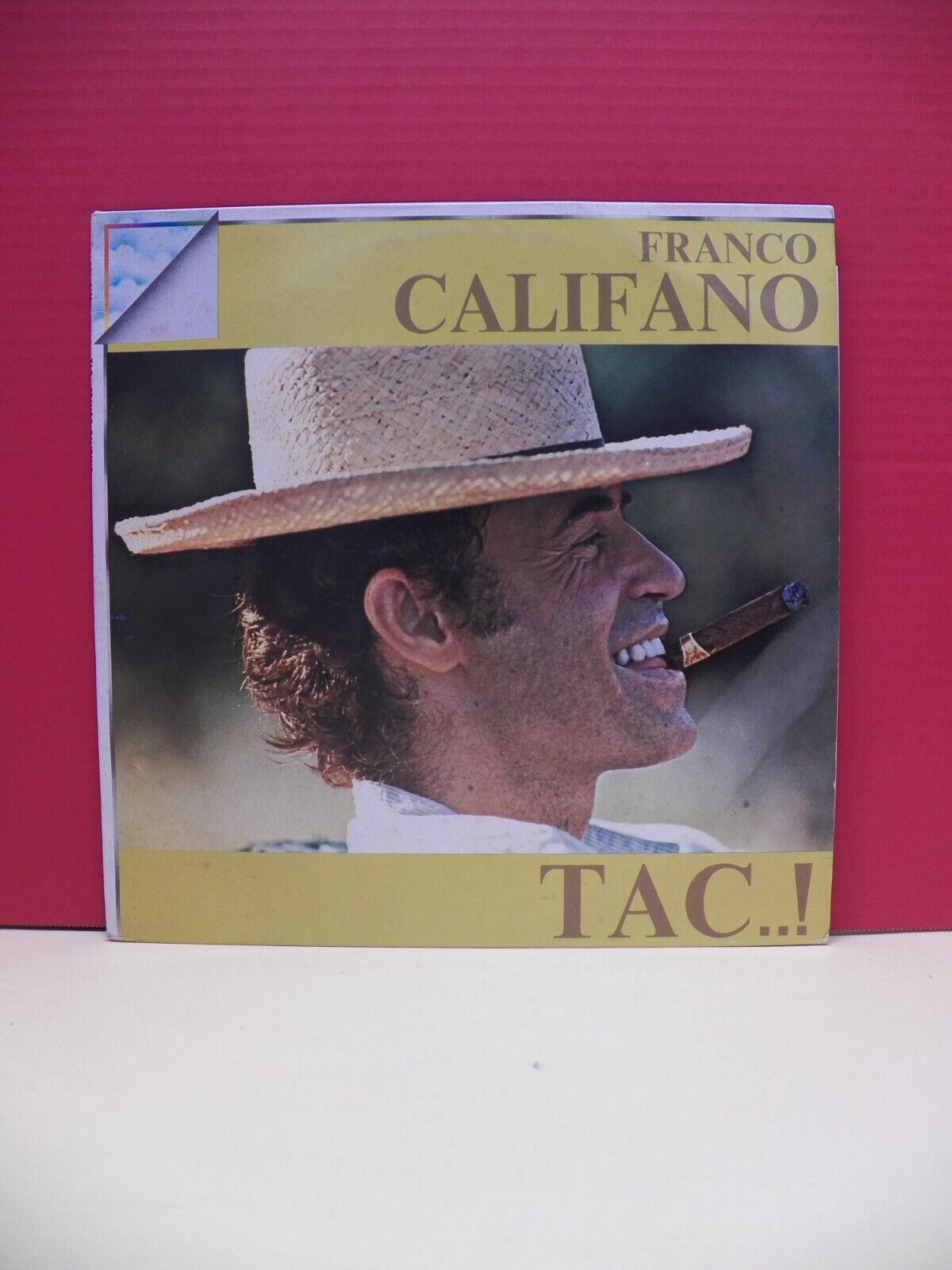 12" LP VG++/EX Franco Califano Tac..! Dischi Ricordi S.p.A. Italy Import Reissue