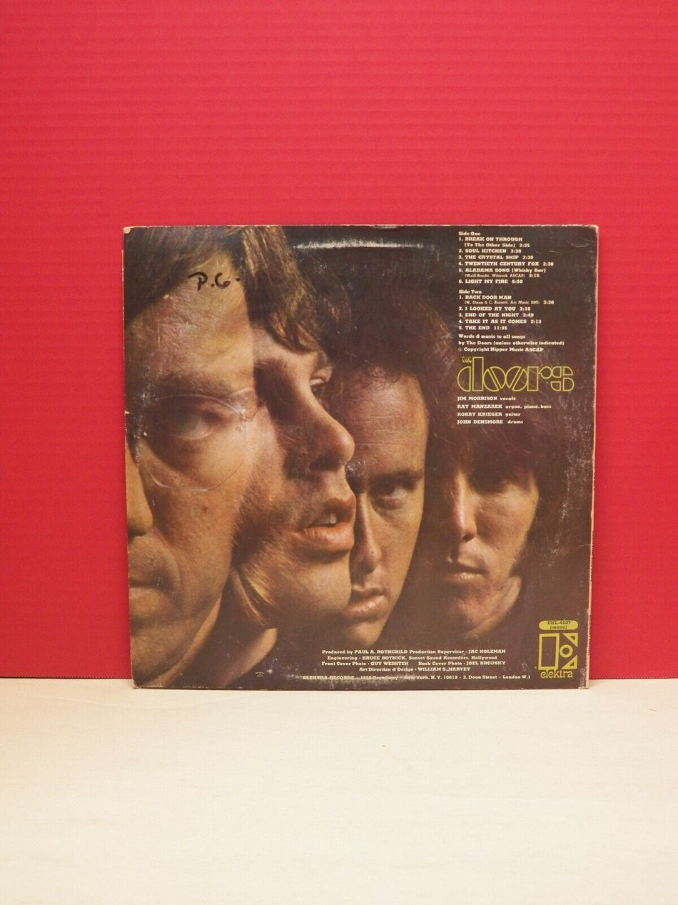 12" LP VG++/EX The Doors The Doors 1967 Elektra Mono EKL-4007