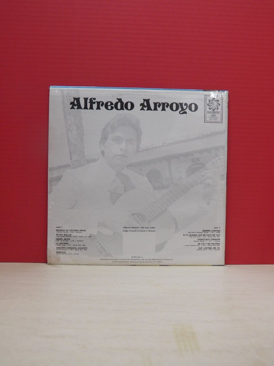 Sealed 12" LP Alfredo Arroyo Alfredo Arroyo 1978 Caliente CLT 7317