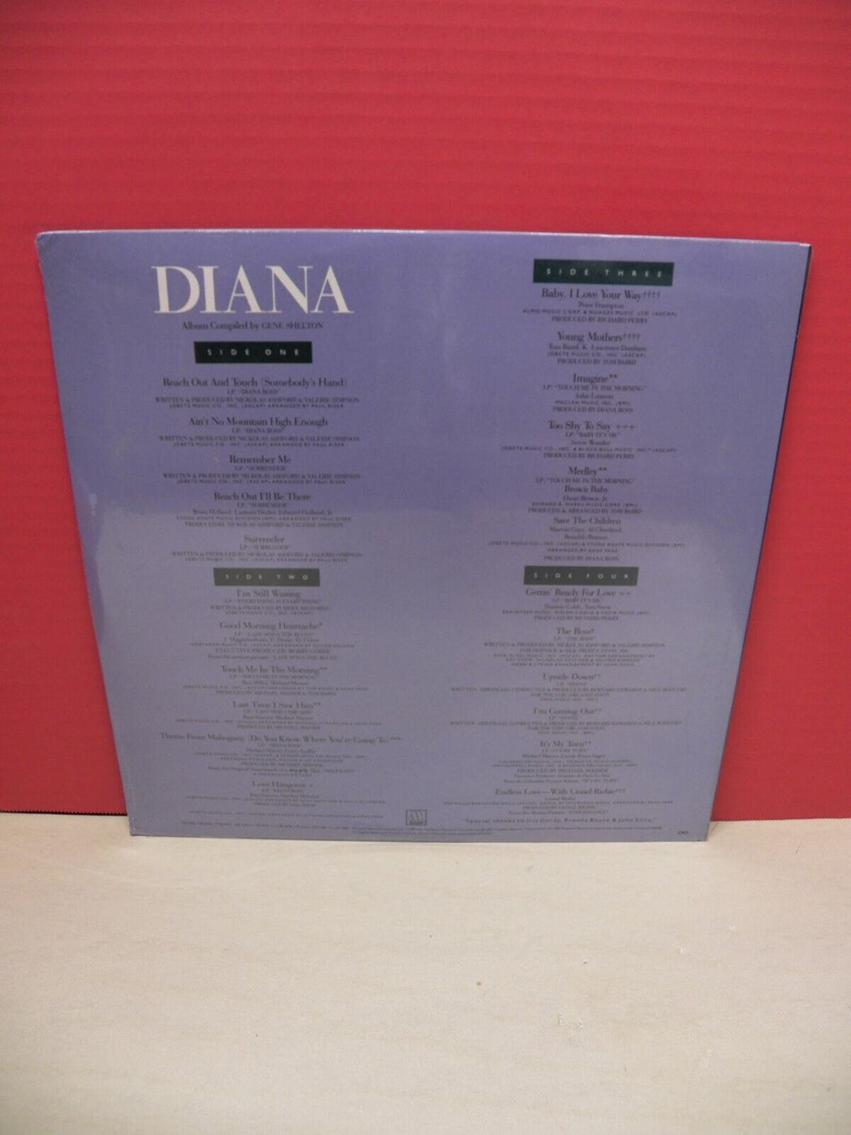 Sealed 12" 2xLP Diana Ross Diana Ross Anthology 1983 Motown CRC 6049ML2