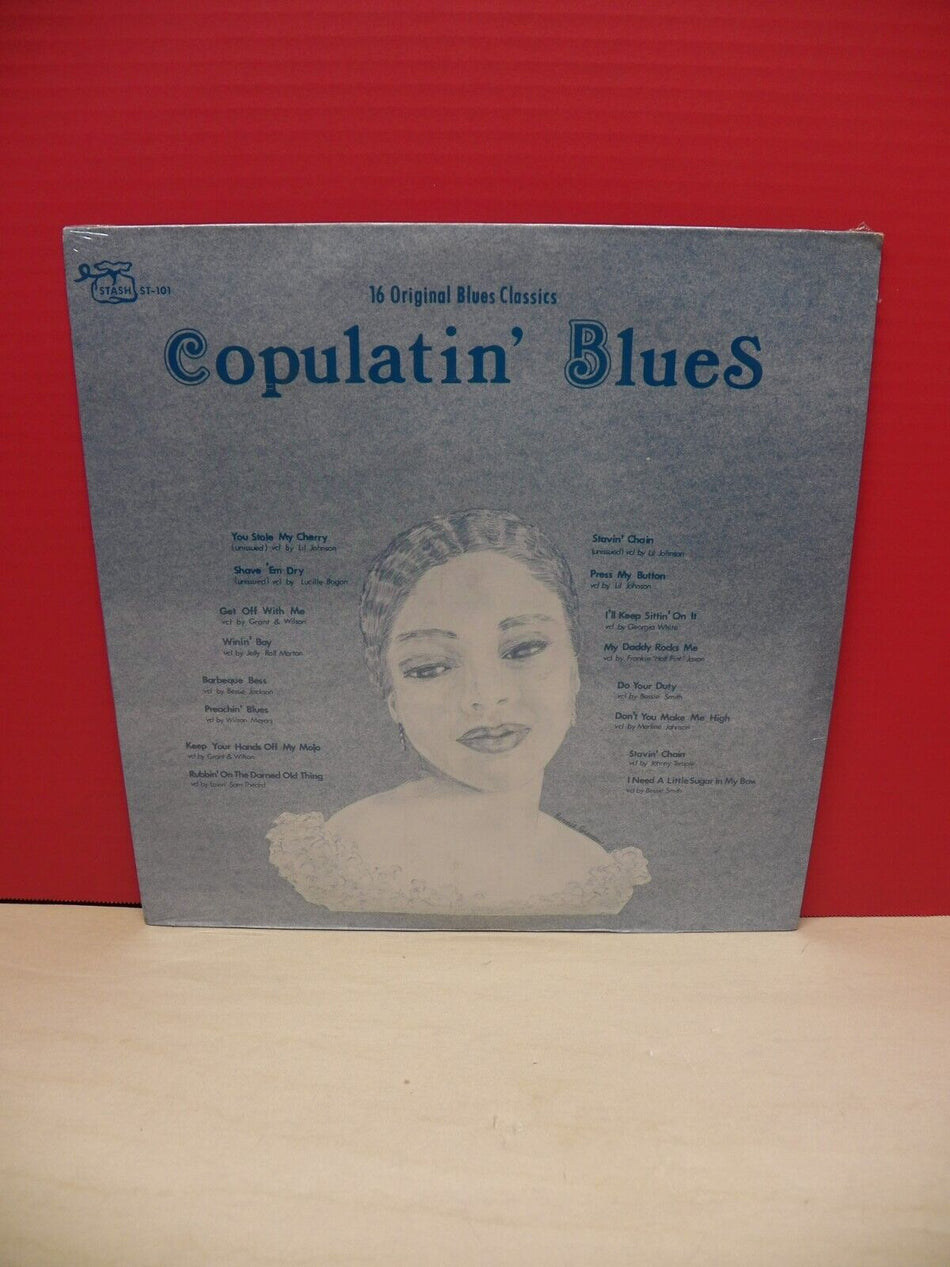 Sealed 12" LP Various Artists Copulatin' Blues 1976 Stash 1st Press ST-101