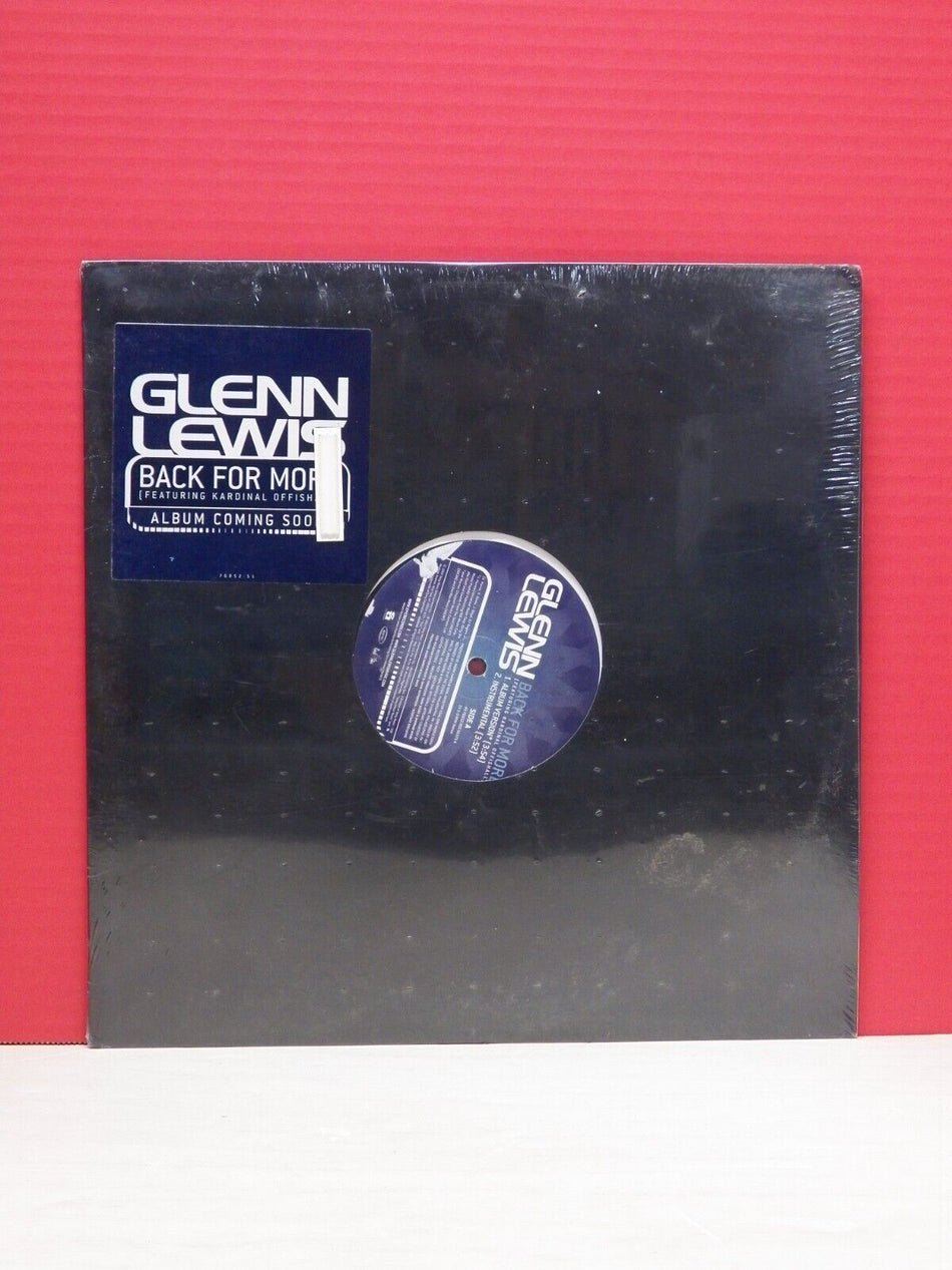 Sealed 12" Single Glenn Lewis Back For More 2003 Epic 49 76852