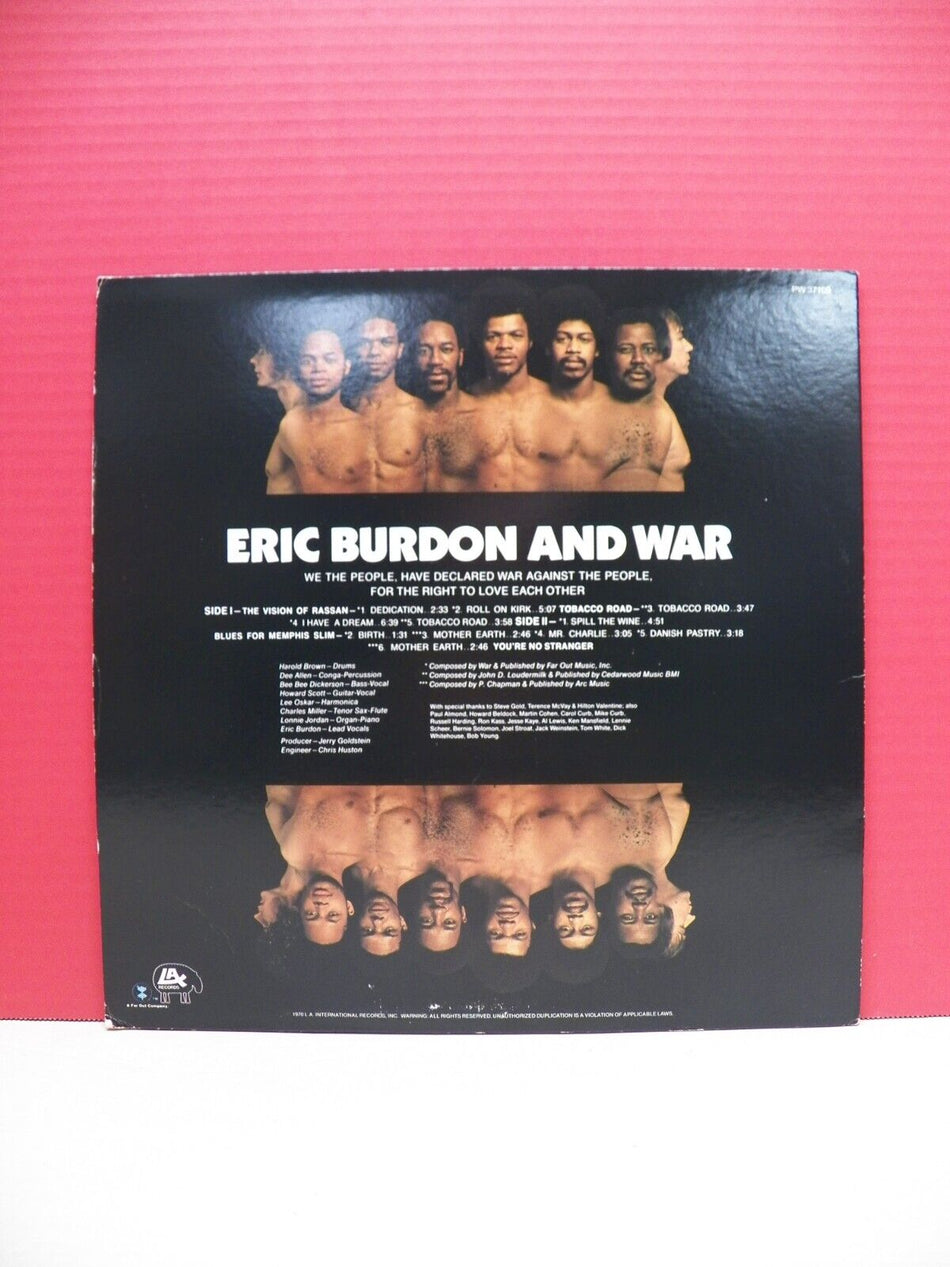 12" LP VG++/EX Eric Burdon And War Spill The Wine 1980 LAX Records Reissue