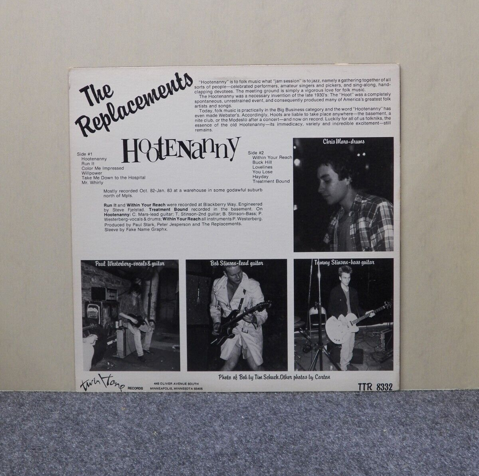 12" LP M- The Replacements Hootenanny 1983 Twin/Tone Records TTR 8332