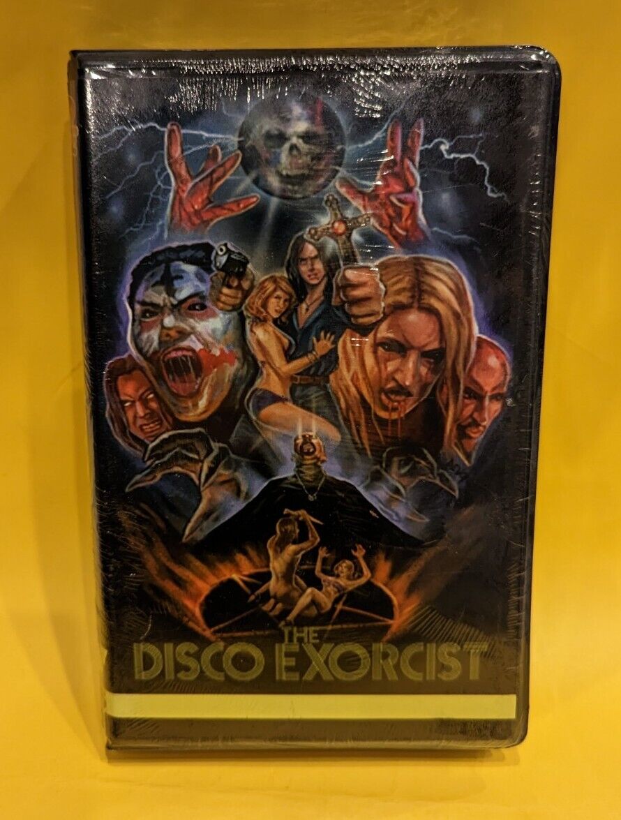 Rare Sealed New VHS The Disco Exorcist Wild Eye Horror Boobs Video Clamshell