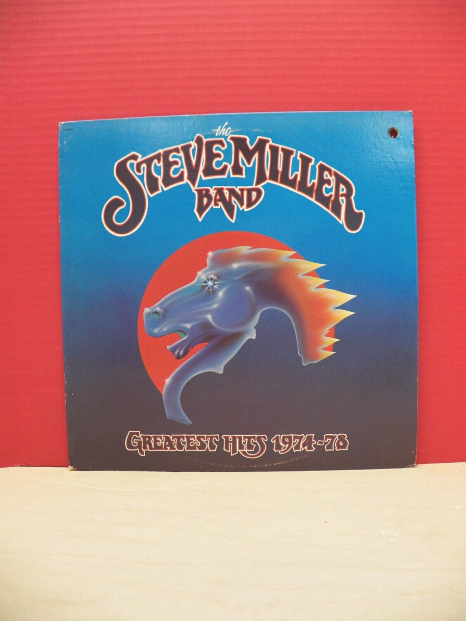 12" LP EX Steve Miller Band Greatest Hits 1974-78 1978 Capitol Blue Vinyl Promo