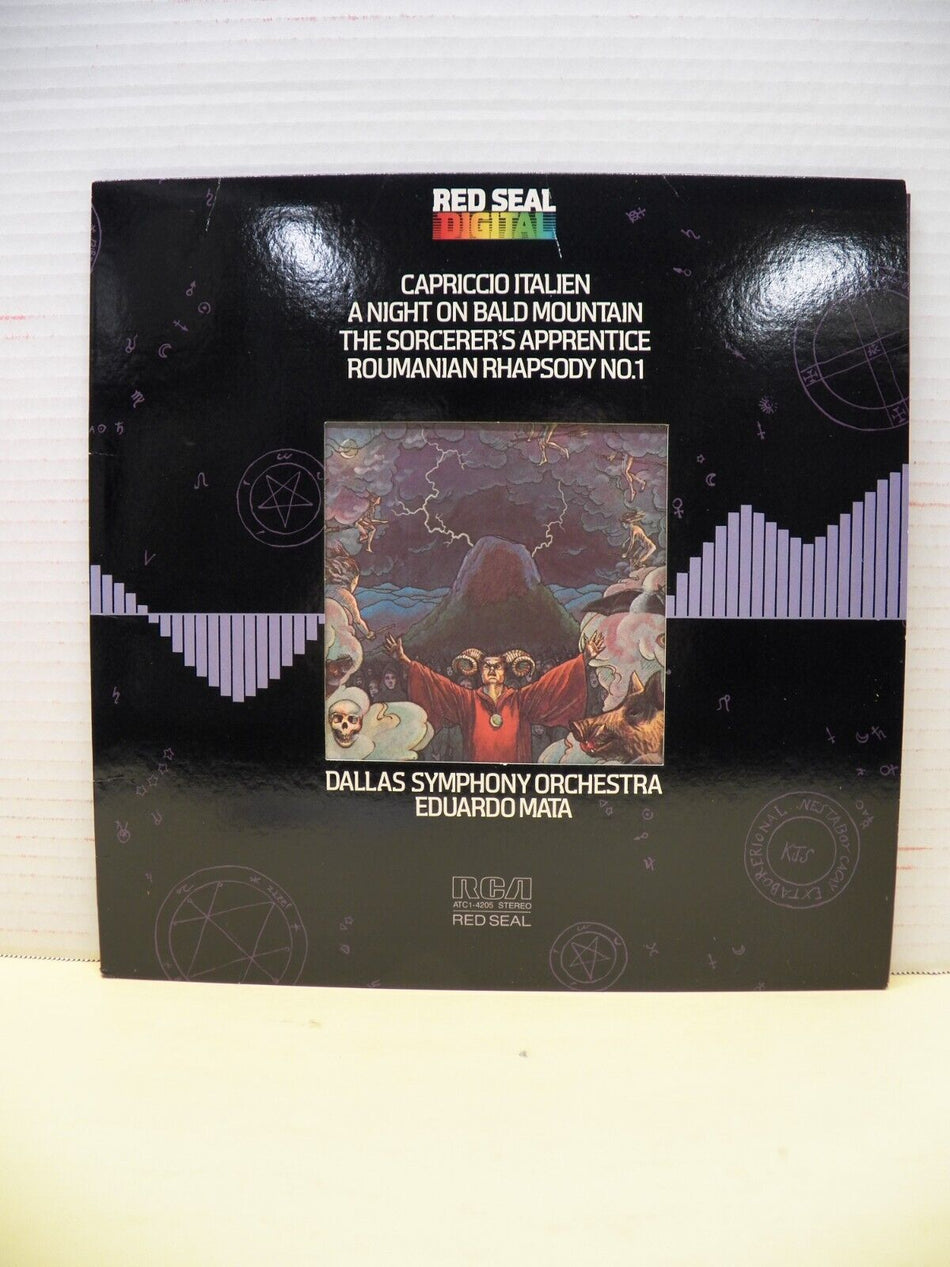 12" LP EX Eduardo Mata Dallas Symphony Capriccio Italien 1982 RCA Red Seal