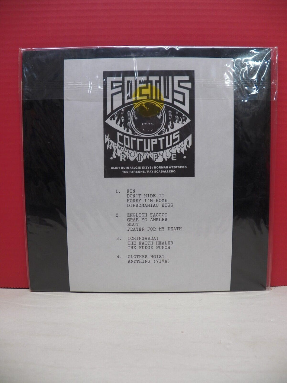 12" 2xLP EX Foetus Corruptus Rife 1988 Rifle UK Import Ltd Ed RIFLE 1