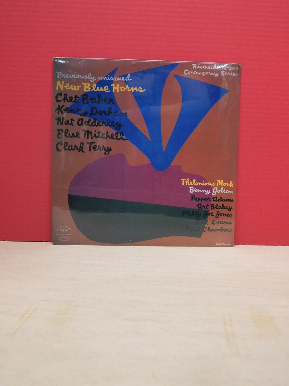 Sealed 12" LP Various Artists New Blue Horns 1986 Original Jazz Classics Reissue