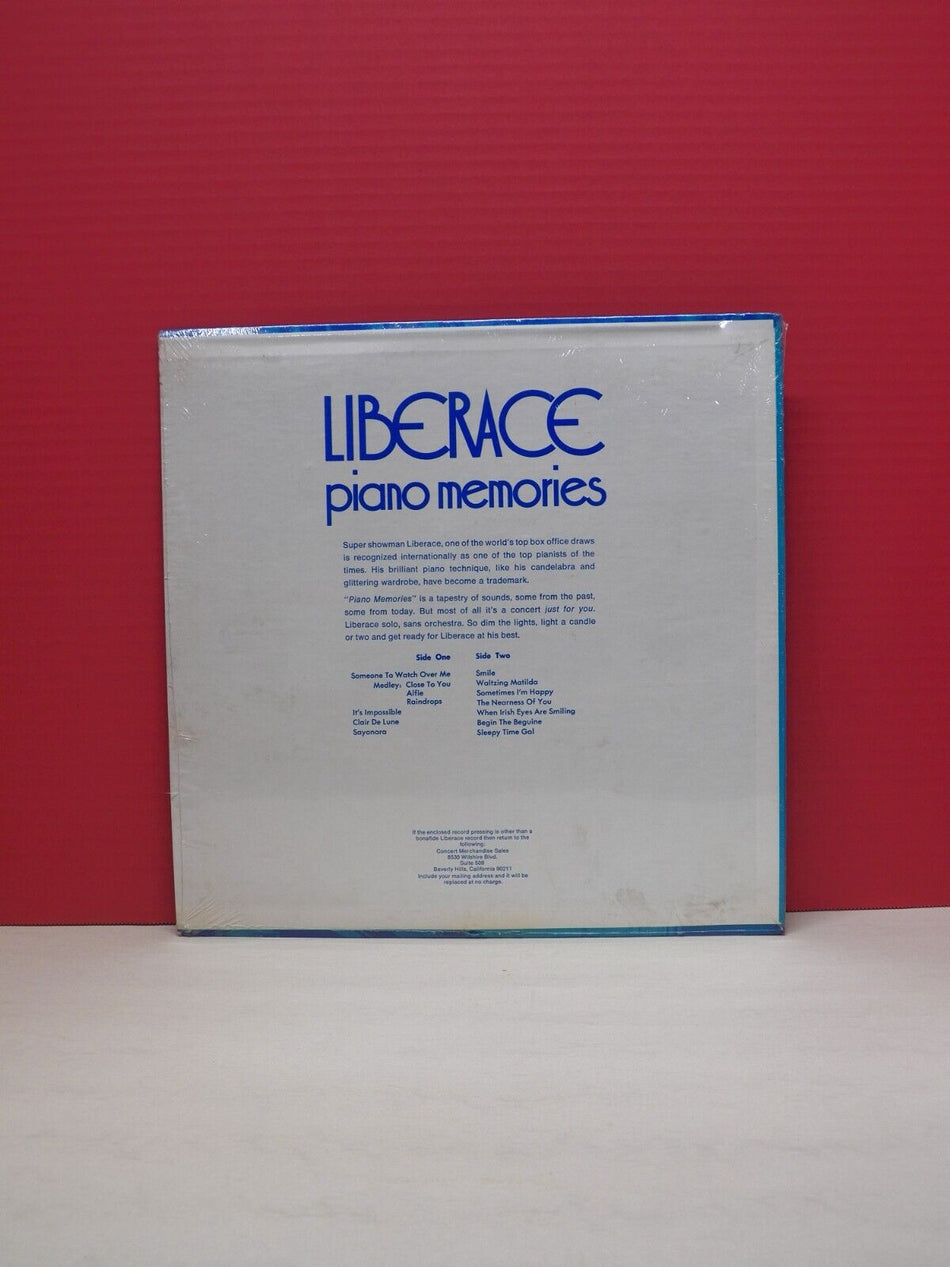 Sealed 12" LP Liberace Piano Memories 1972 AVI Records AVL-1001