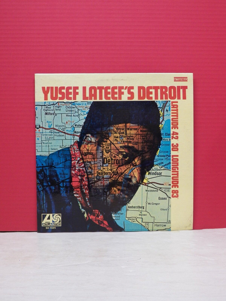 12" LP VG++/EX Yusef Lateef's Detroit Latitude 42 30 Longitude 83 1969 Atlantic